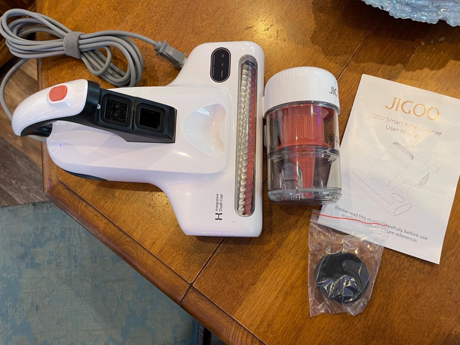 Mattress Vacuum Cleaner : UV Bed Vacuum Cleaner 500W 13Kpa Strong Suction, High Heating Tech, Deep Cleaning Bed Vacuum for Sofa/Bed/Fabric Surface(Corded,120V) photo review