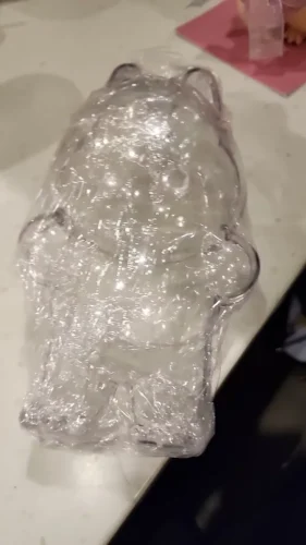 Protective Acrylic Case For Labubu V1/v2/v3  Transparent Portable Organizer Box Mystery Box Storage Case Display Bag photo review