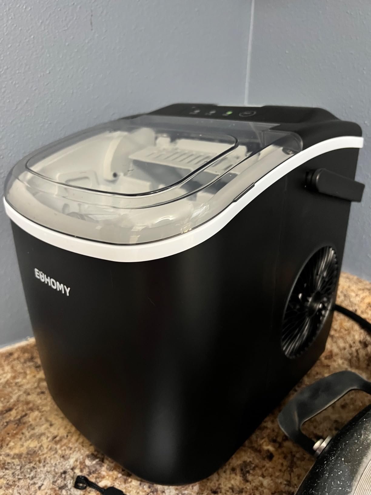 Hicon Ice Maker Machine 16M 16AL 26YB Home Ice Machine Dormitory Mini Ice Maker (16M With Handle) 15KG/24h photo review