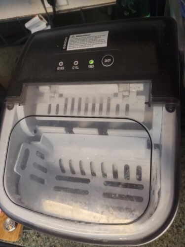 Hicon Ice Maker Machine 16M 16AL 26YB Home Ice Machine Dormitory Mini Ice Maker (16M With Handle) 15KG/24h photo review