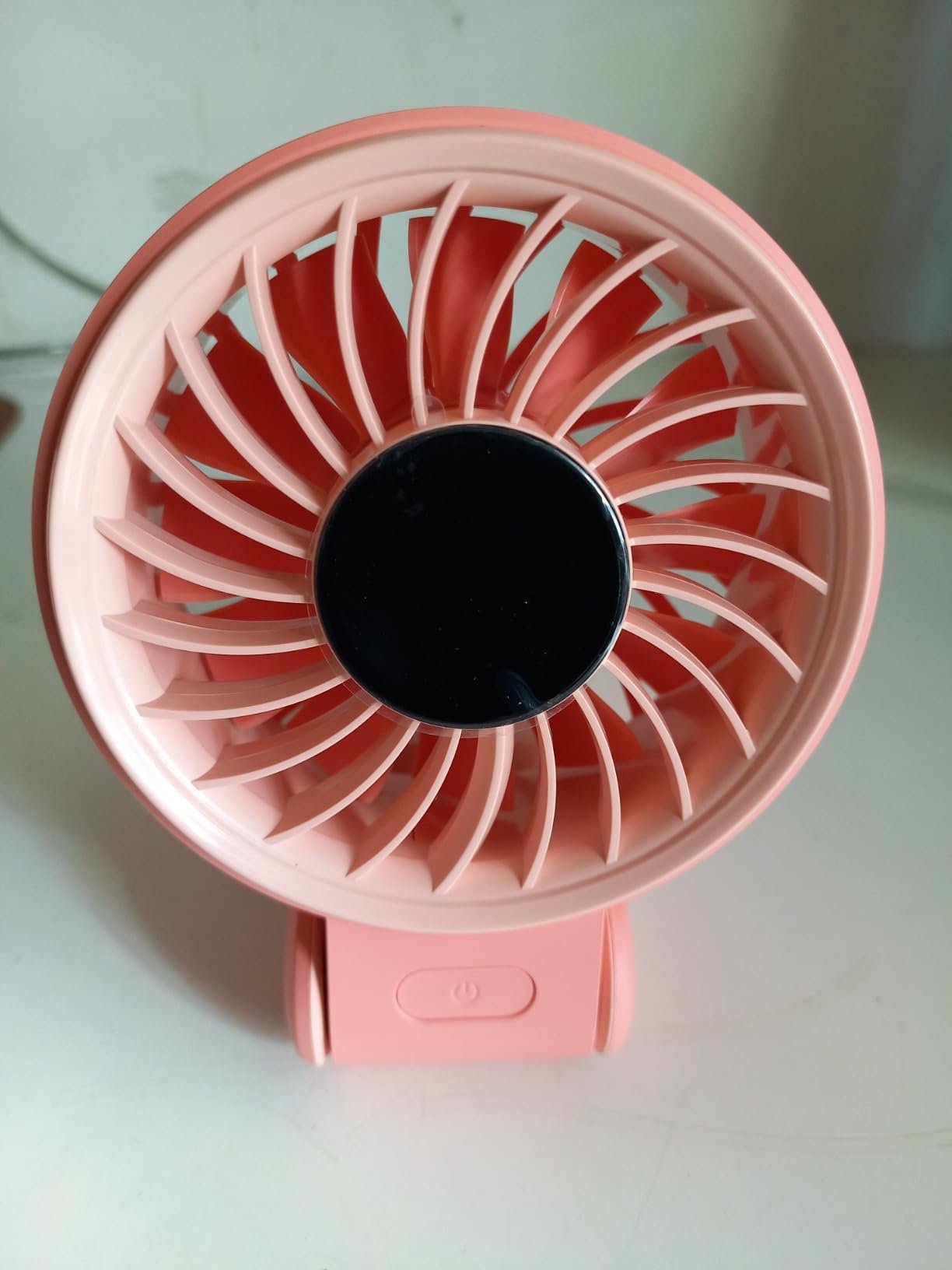 JISULIFE Handheld Fan Life7 – Ultimate Flexibility: High-Power Motor. LED Display. 19.5 Hrs Cooling. 5000mAh Rechargeable. 5-Speed. Foldable Design. 3-IN-1 Portable Fan for Travel Cruise Beach(Grey) photo review