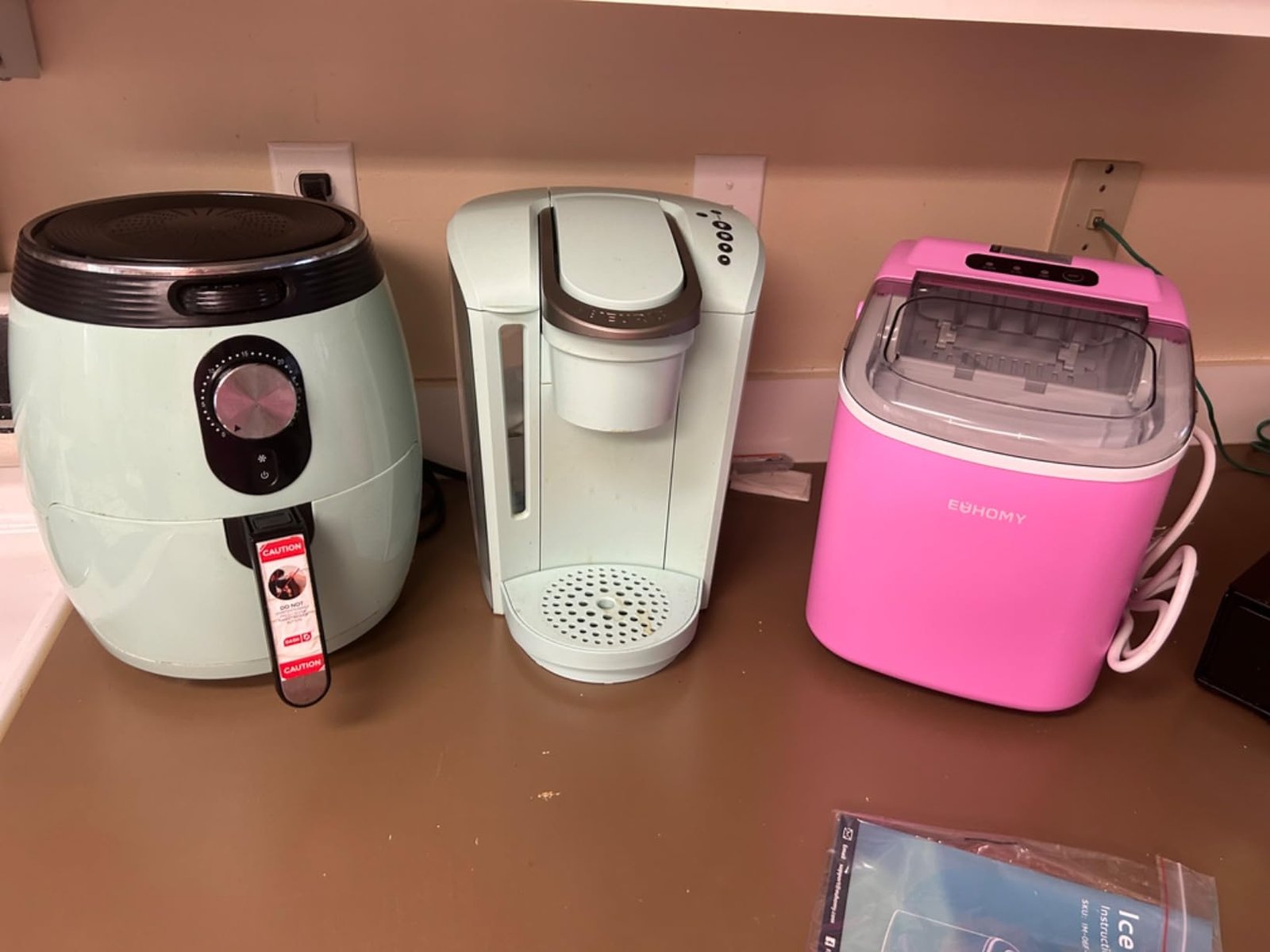 Hicon Ice Maker Machine 16M 16AL 26YB Home Ice Machine Dormitory Mini Ice Maker (16M With Handle) 15KG/24h photo review