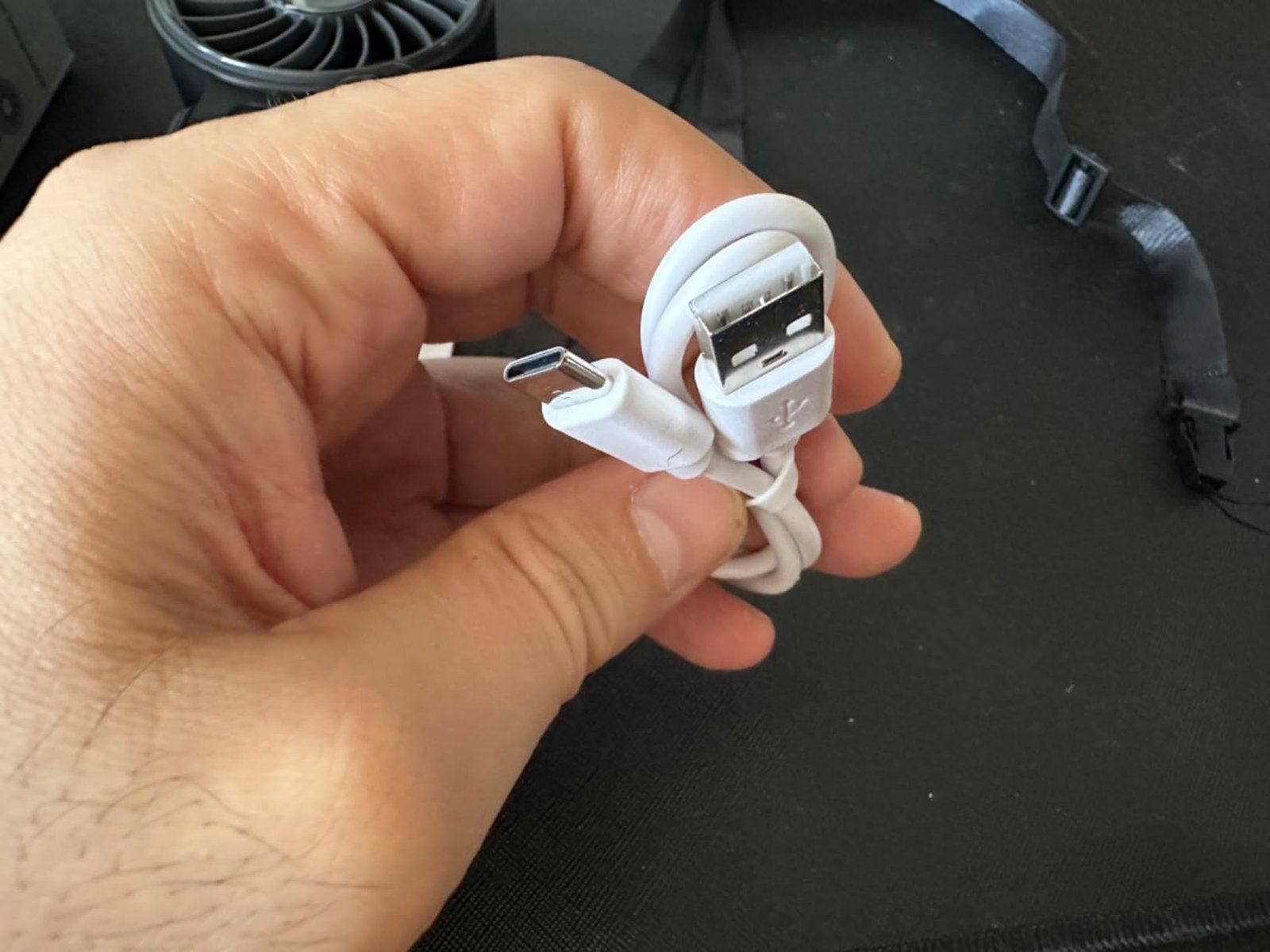 JISULIFE Handheld Fan Life7 – Ultimate Flexibility: High-Power Motor. LED Display. 19.5 Hrs Cooling. 5000mAh Rechargeable. 5-Speed. Foldable Design. 3-IN-1 Portable Fan for Travel Cruise Beach(Grey) photo review