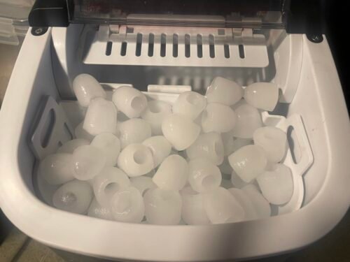 Hicon Ice Maker Machine 16M 16AL 26YB Home Ice Machine Dormitory Mini Ice Maker (16M With Handle) 15KG/24h photo review