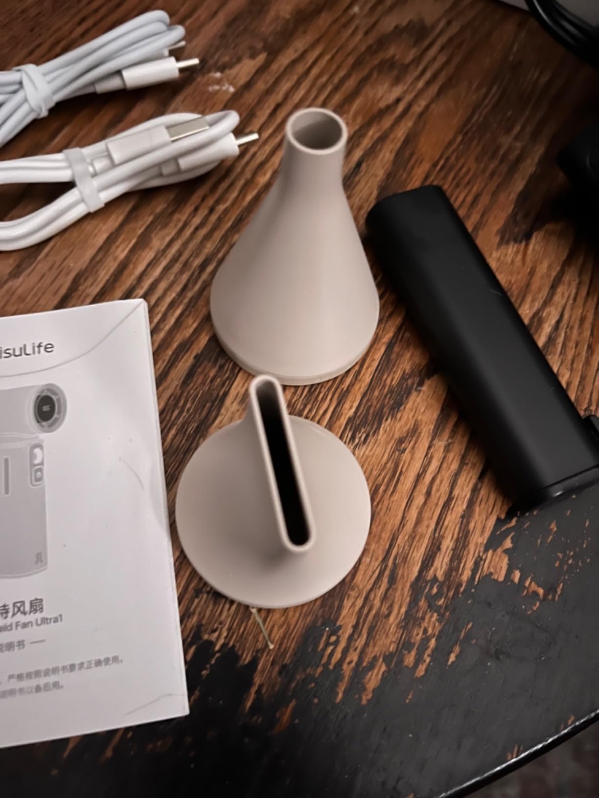 JISULIFE Portable Handheld Turbo Fan. 100 Speeds Adjustable Mini Personal Fan. 9000mAh USB Rechargeable Battery Operated. LED Display. Metal Shell with Accessories Gifts for Men Women Travel- Grey photo review