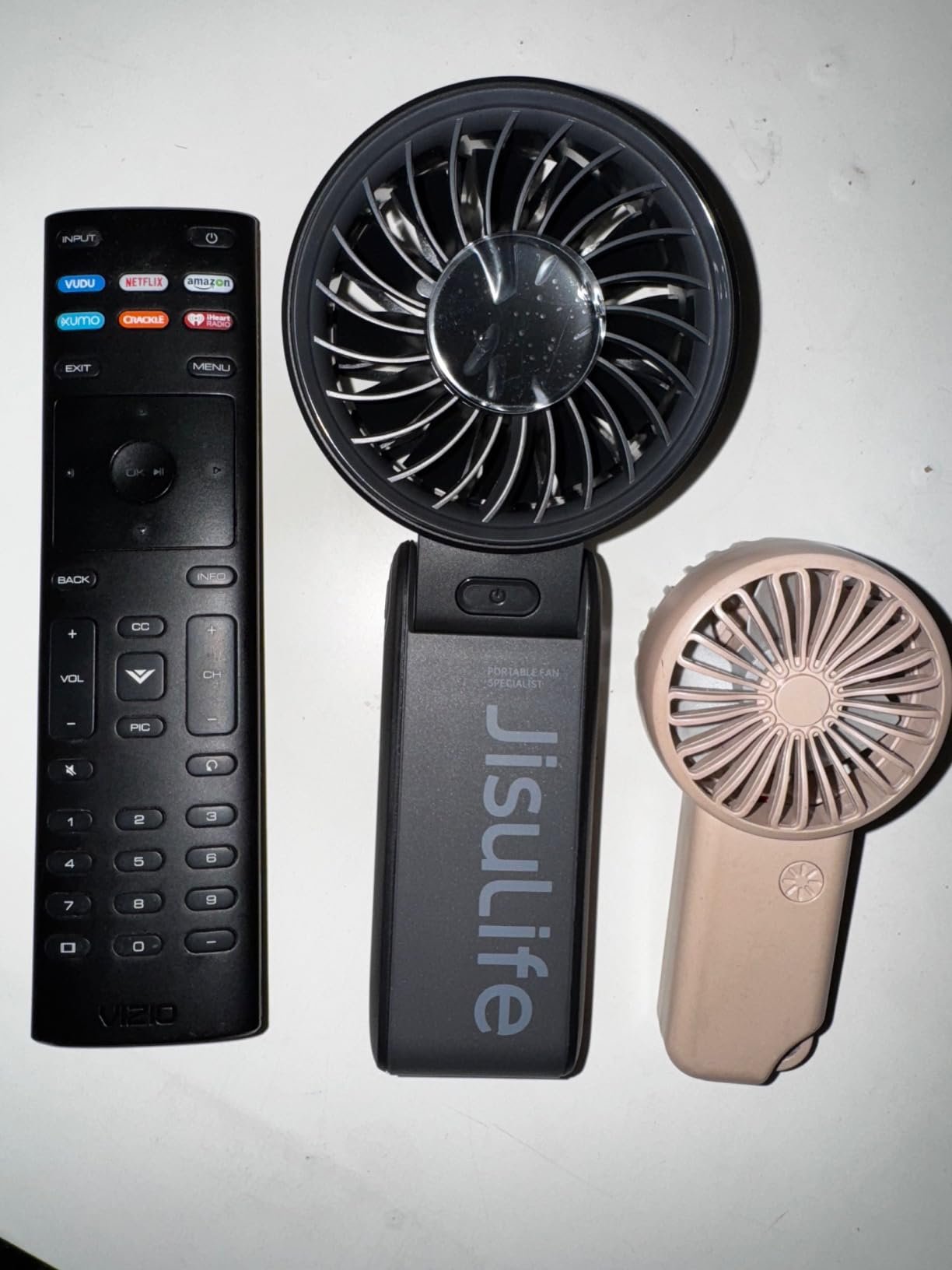 JISULIFE Handheld Fan Life7 – Ultimate Flexibility: High-Power Motor. LED Display. 19.5 Hrs Cooling. 5000mAh Rechargeable. 5-Speed. Foldable Design. 3-IN-1 Portable Fan for Travel Cruise Beach(Grey) photo review