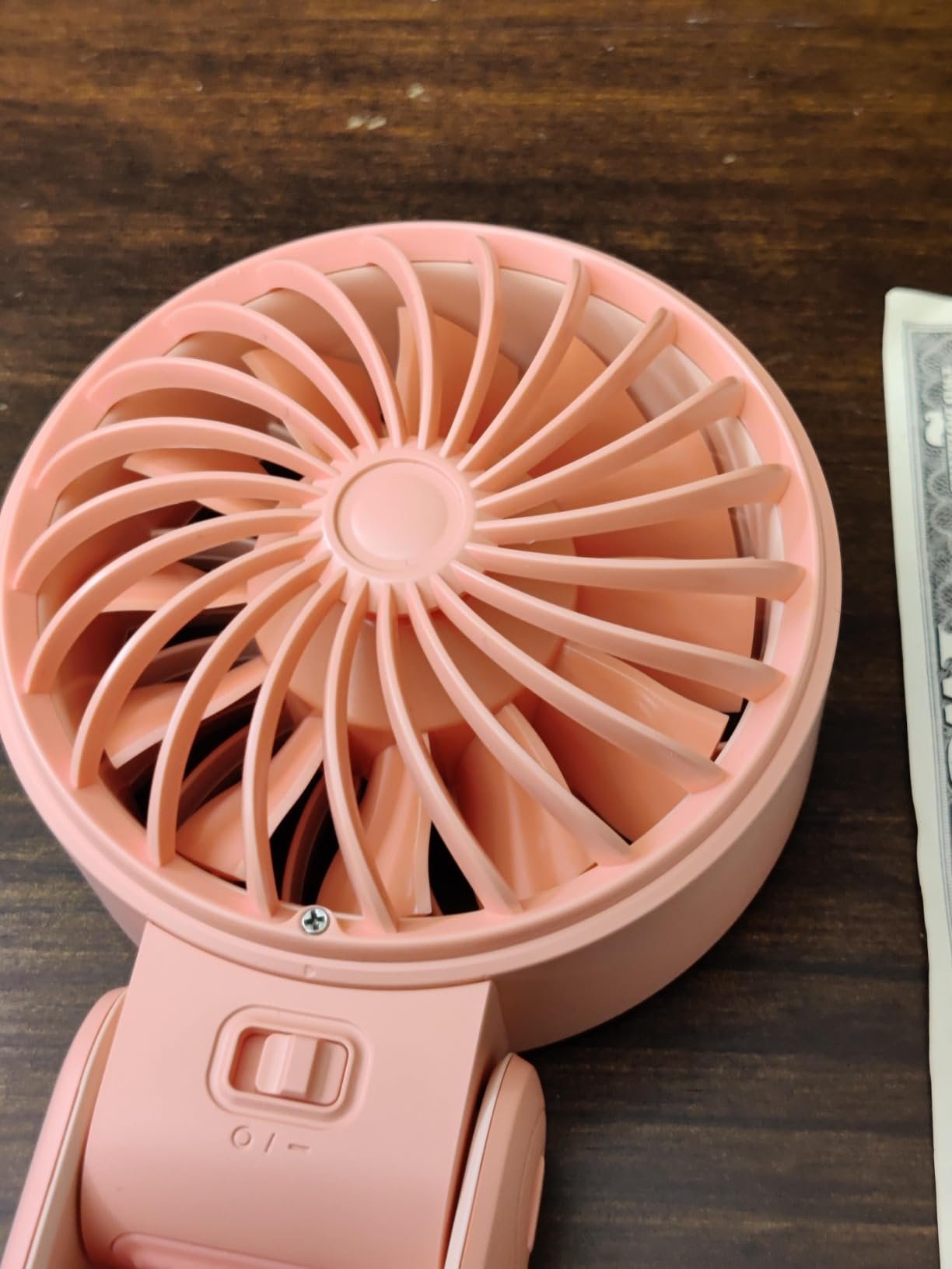 JISULIFE Handheld Fan Life7 – Ultimate Flexibility: High-Power Motor. LED Display. 19.5 Hrs Cooling. 5000mAh Rechargeable. 5-Speed. Foldable Design. 3-IN-1 Portable Fan for Travel Cruise Beach(Grey) photo review