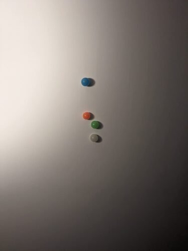 Glow in The Dark Sticky Balls That Stick to The Ceiling.Stress Balls for Kids and Adults.Glowing Sticky Balls.ASMR Cool Stuff for Teens.Elevated Balls.Ceiling Balls.Lumi Balls.Stocking Stuffers(4Pcs) photo review