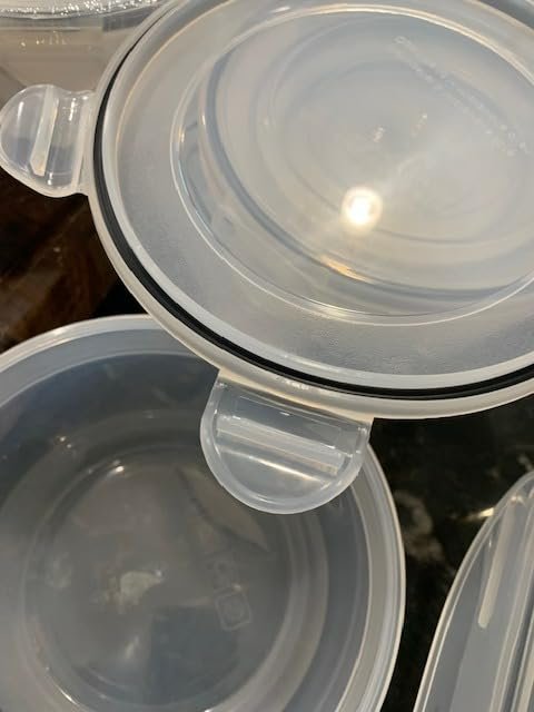 JSCARES 40 PCS Food Storage Containers with Lids Airtight (20 Lids &20 Containers) - Leakproof Meal-Prep Containers for Kitchen Storage Reusable Plastic Microwave/Dishwasher Safe with Labels & Pen photo review