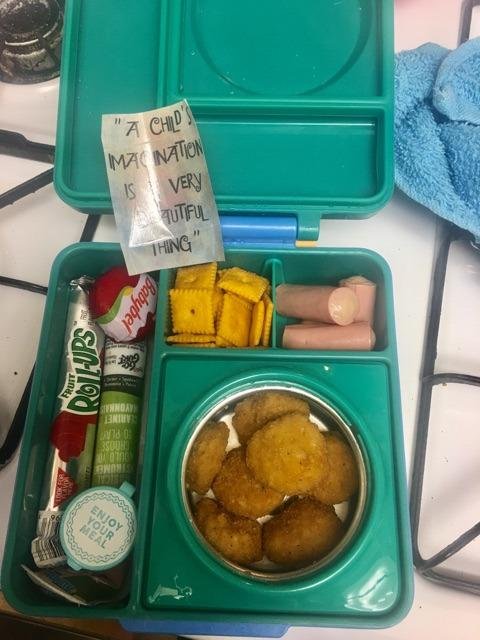 Omie OmieBox Bento Box for Kids - Insulated Lunch Box with Leak Proof Food Jar - 3 Compartments. 2 Temperature Zones - (Meadow) photo review