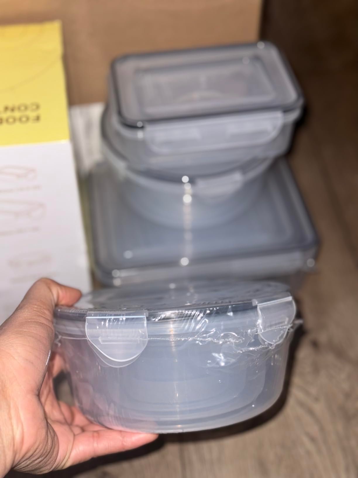 JSCARES 40 PCS Food Storage Containers with Lids Airtight (20 Lids &20 Containers) - Leakproof Meal-Prep Containers for Kitchen Storage Reusable Plastic Microwave/Dishwasher Safe with Labels & Pen photo review