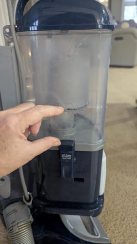 Shark Upright Vacuum. Navigator Lift-Away Deluxe with Large Dust Cup Capacity. HEPA Filter. Swivel Steering. Upholstery Tool & Crevice Tool. Blue. NV360 photo review