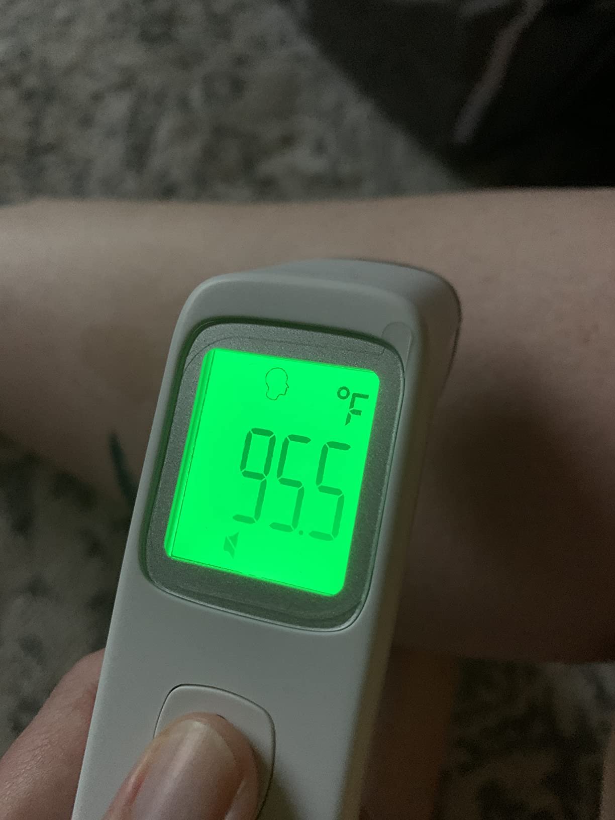 No-Touch Thermometer for Adults and Kids. Accurate Digital Baby Thermometer. Fever Alarm & Silent Mode. 2 in 1 Forehead & Object Mode photo review