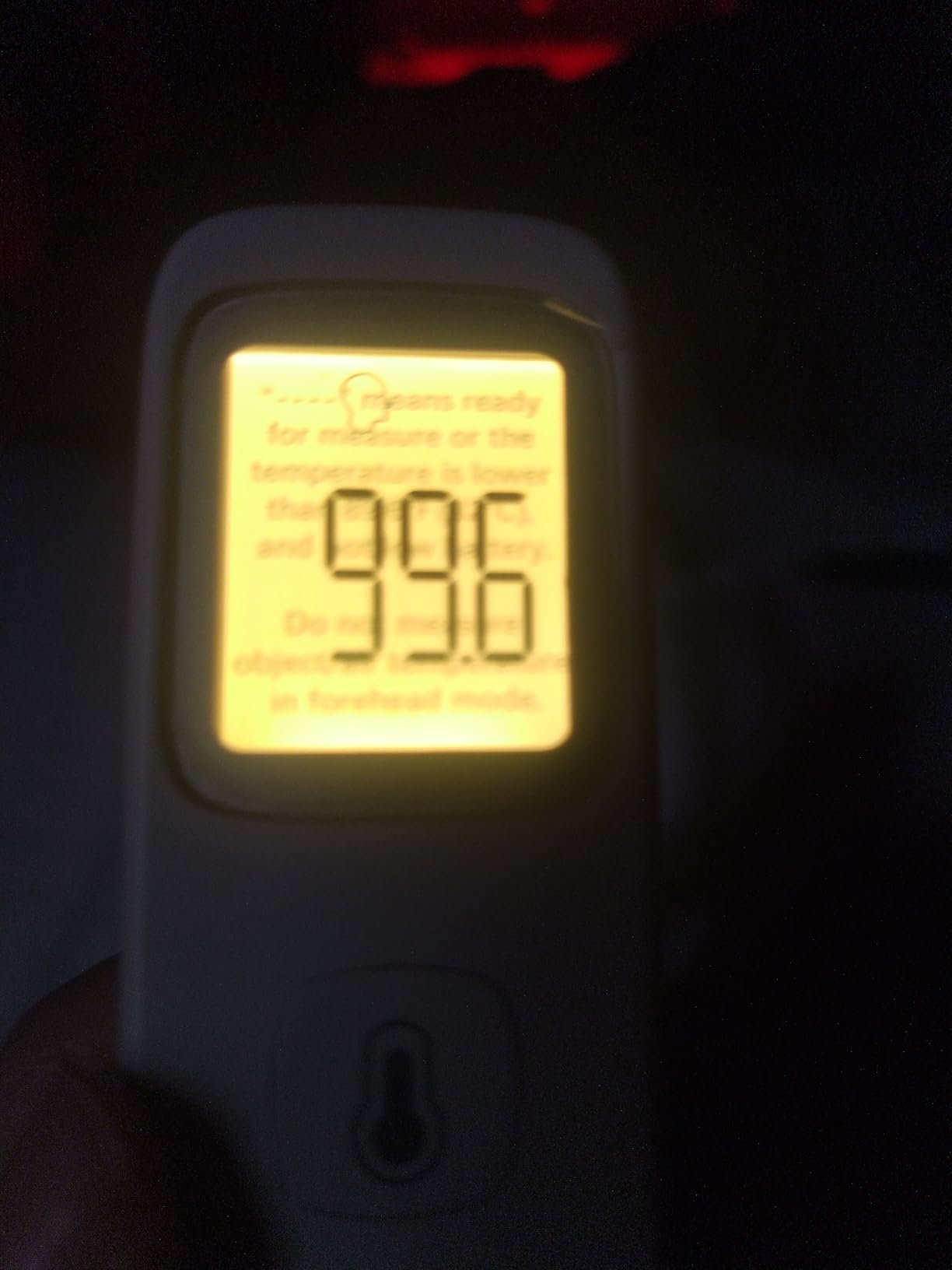 No-Touch Thermometer for Adults and Kids. Accurate Digital Baby Thermometer. Fever Alarm & Silent Mode. 2 in 1 Forehead & Object Mode photo review