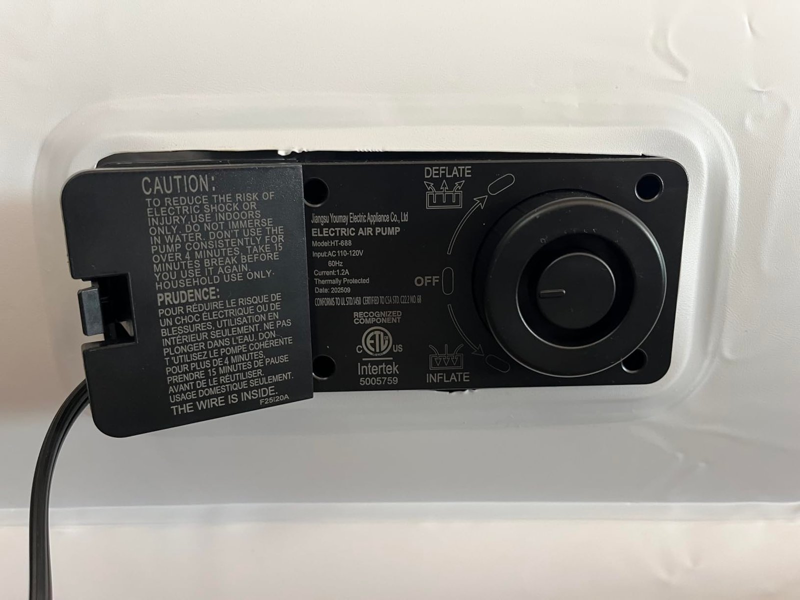 Queen Air Mattress with Built-in Pump. 18 Raised Blow Up Mattress. 800 lbs Max Honeycomb Air Bed. 48Hr Leak-Proof Test. 3min Inflatable Mattress for Home. Guests. Camping. Colchones inflables photo review