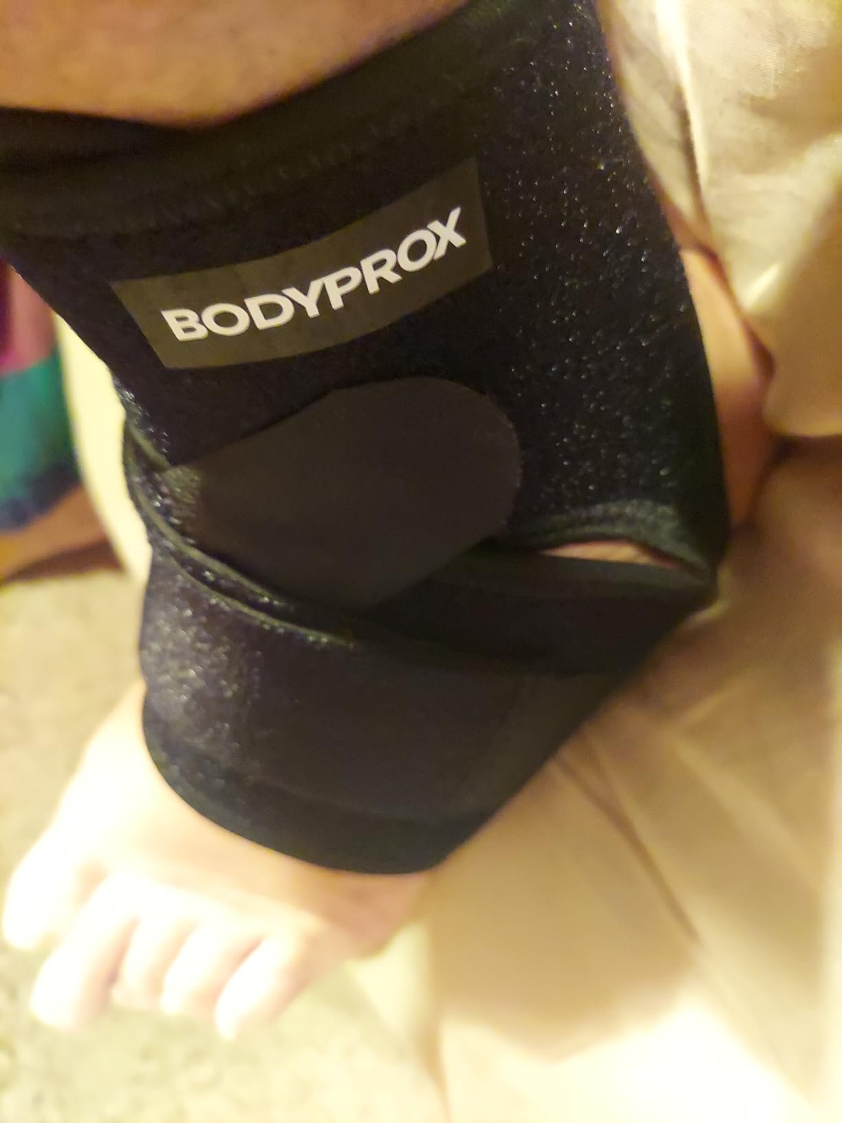 Bodyprox Ankle Support Brace. Breathable Neoprene Sleeve. Adjustable Wrap! (1 Pack) photo review