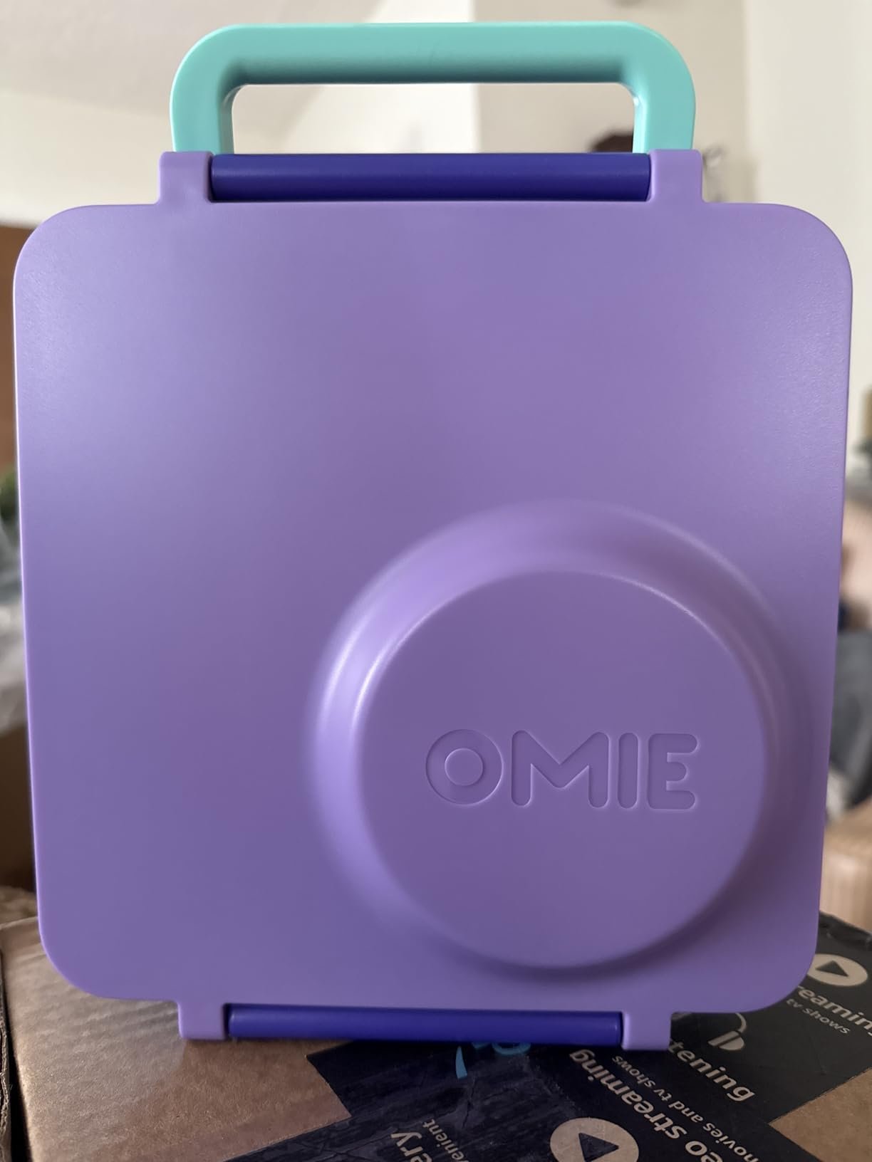 Omie OmieBox Bento Box for Kids - Insulated Lunch Box with Leak Proof Food Jar - 3 Compartments. 2 Temperature Zones - (Meadow) photo review