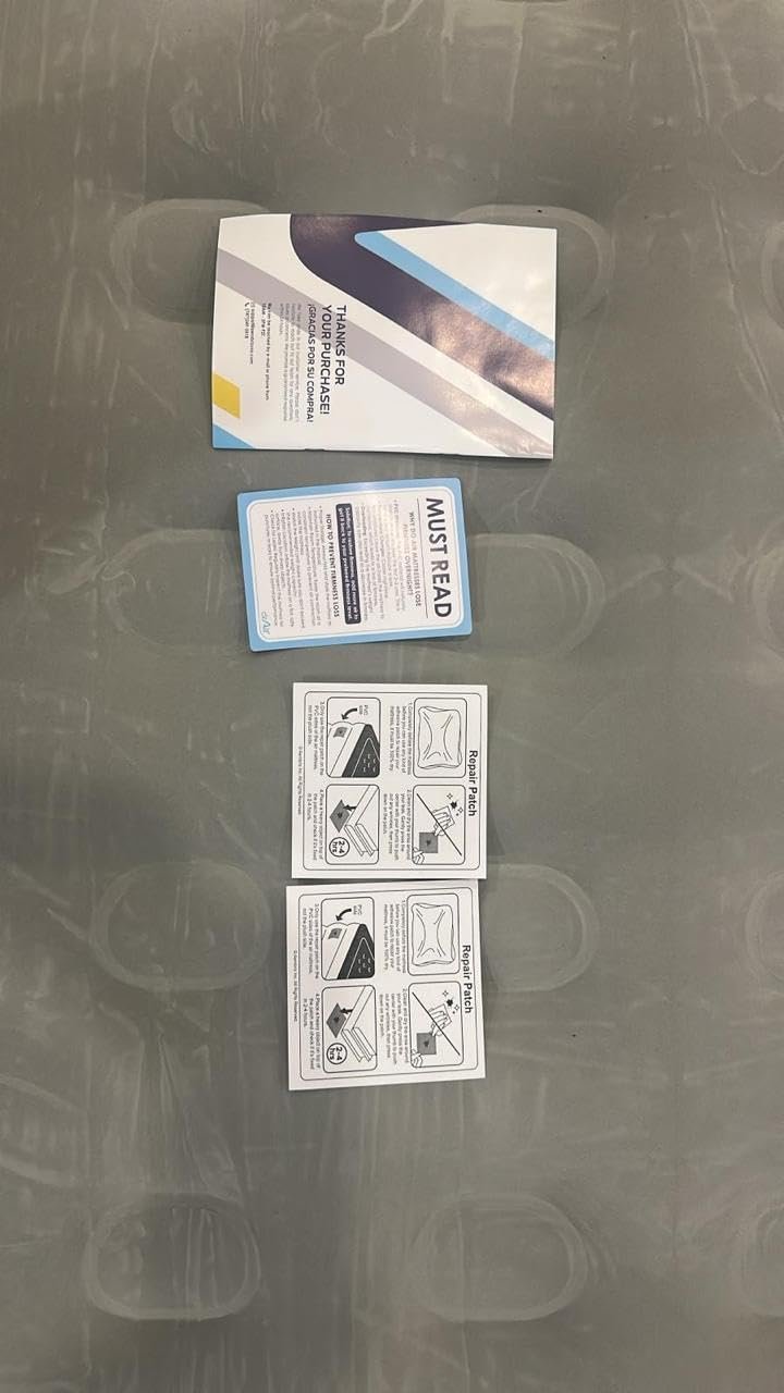 Queen Air Mattress with Built-in Pump. 18 Raised Blow Up Mattress. 800 lbs Max Honeycomb Air Bed. 48Hr Leak-Proof Test. 3min Inflatable Mattress for Home. Guests. Camping. Colchones inflables photo review