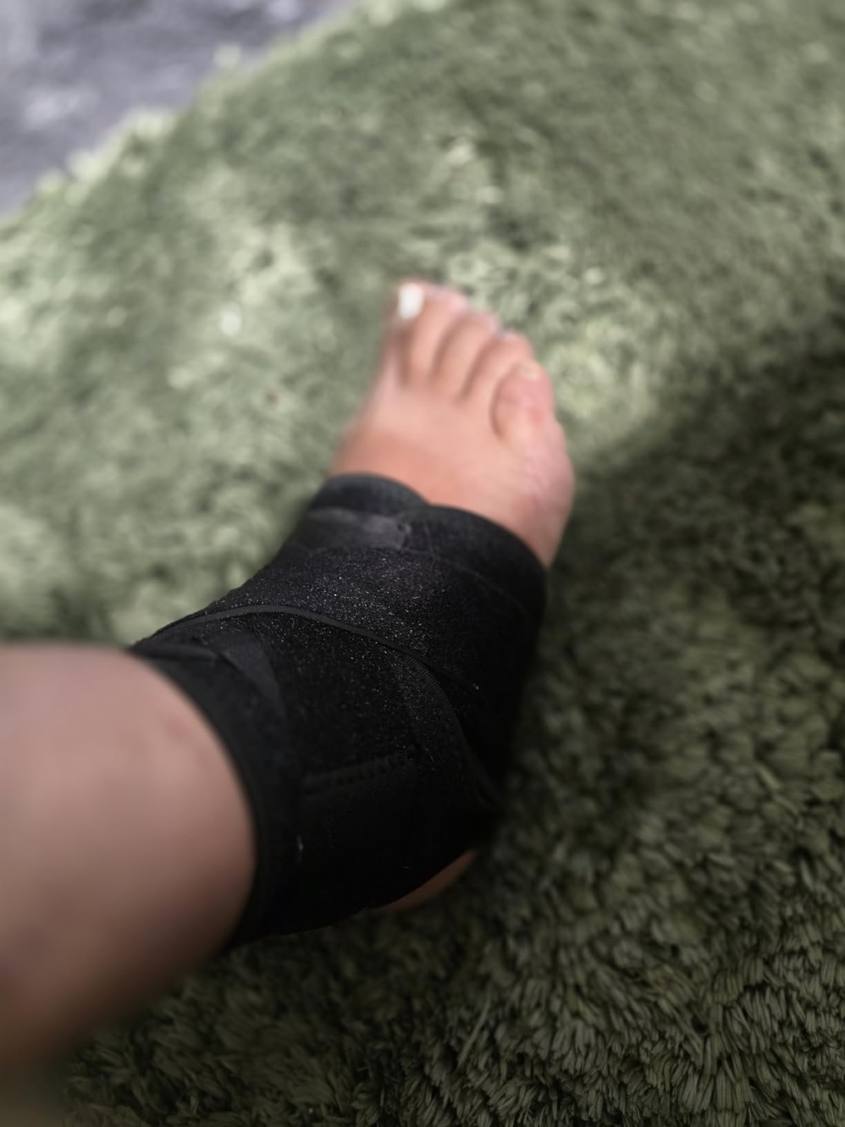 Bodyprox Ankle Support Brace. Breathable Neoprene Sleeve. Adjustable Wrap! (1 Pack) photo review