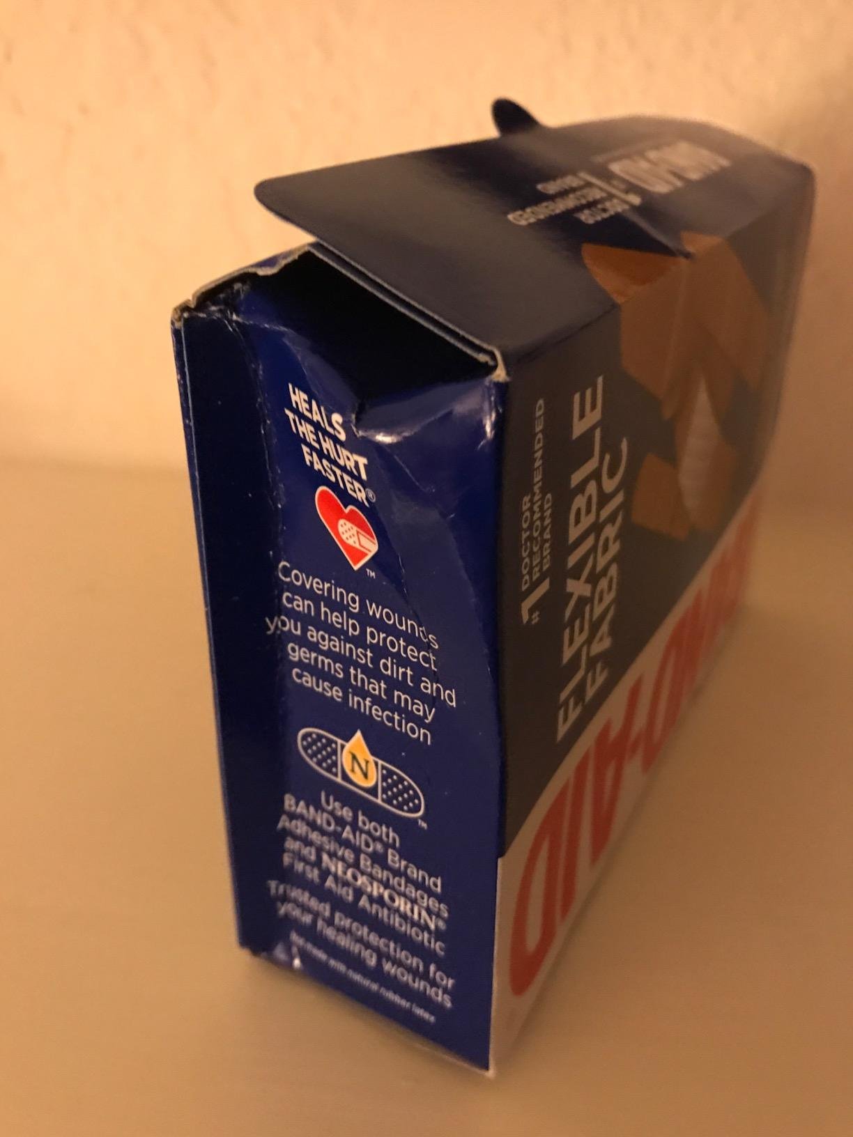 Band-Aid Brand Flexible Fabric Adhesive Bandages. Comfortable Flexible Protection & Wound Care of Minor Cuts & Scrapes. Quilt-Aid Technology to Cushion Painful Wounds. All One Size. 30 ct photo review