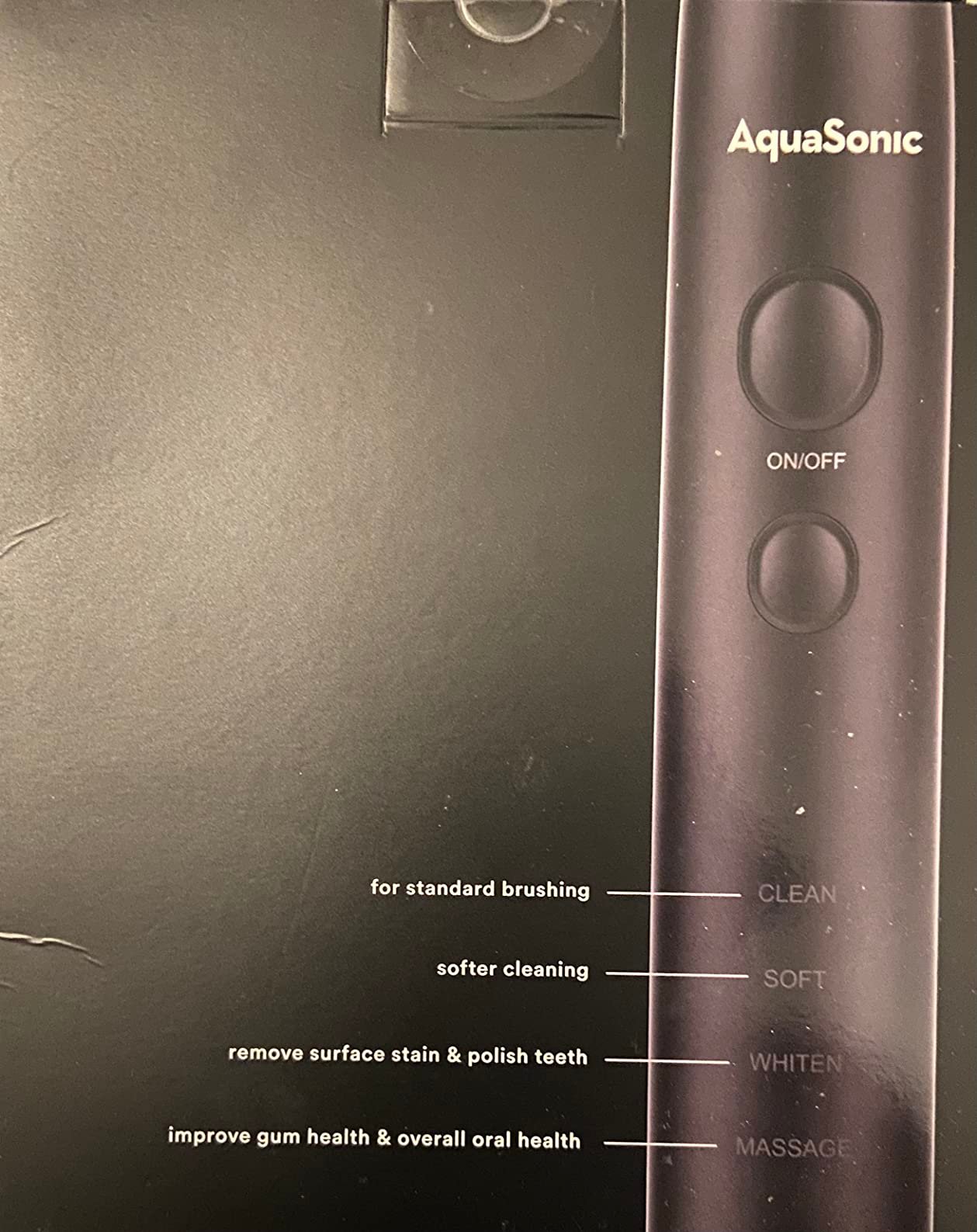 Aquasonic Black Series Ultra Whitening Toothbrush – ADA Accepted Electric Toothbrush- 8 Brush Heads & Travel Case – 40.000 VPM Electric Motor & Wireless Charging - 4 Modes w Smart Timer photo review