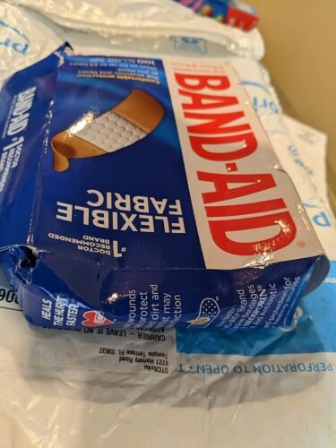 Band-Aid Brand Flexible Fabric Adhesive Bandages. Comfortable Flexible Protection & Wound Care of Minor Cuts & Scrapes. Quilt-Aid Technology to Cushion Painful Wounds. All One Size. 30 ct photo review