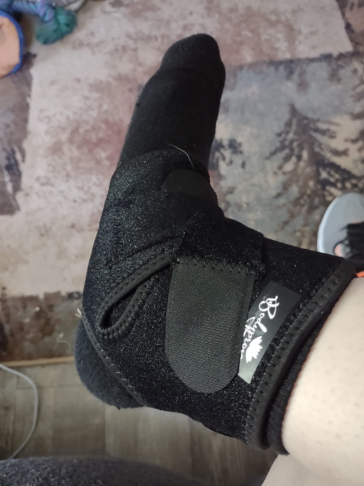 Bodyprox Ankle Support Brace. Breathable Neoprene Sleeve. Adjustable Wrap! (1 Pack) photo review