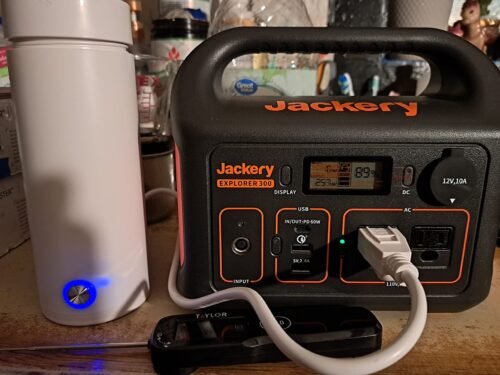 Jackery Portable Power Station Explorer 300. 293Wh Backup Lithium Battery. Solar Generator for Outdoors Camping Travel Hunting Blackout (Solar Panel Optional) photo review