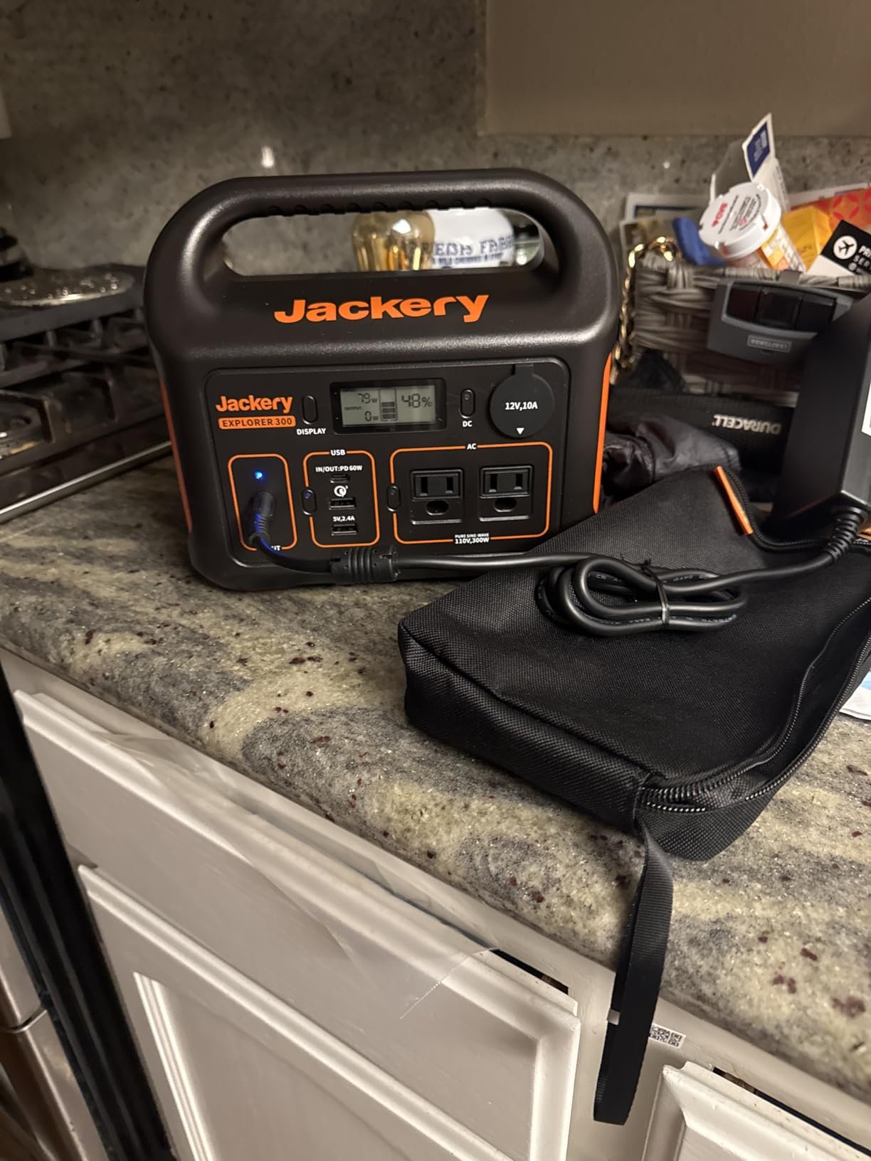 Jackery Portable Power Station Explorer 300. 293Wh Backup Lithium Battery. Solar Generator for Outdoors Camping Travel Hunting Blackout (Solar Panel Optional) photo review