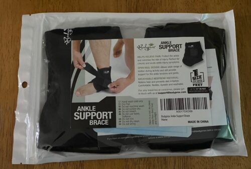 Bodyprox Ankle Support Brace. Breathable Neoprene Sleeve. Adjustable Wrap! (1 Pack) photo review
