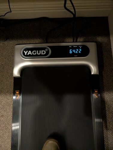 Under Desk Treadmill. Walking Pad for Home and Office. 2.5 HP Portable Walking Jogging Running Machine with Remote Control and LED Display photo review