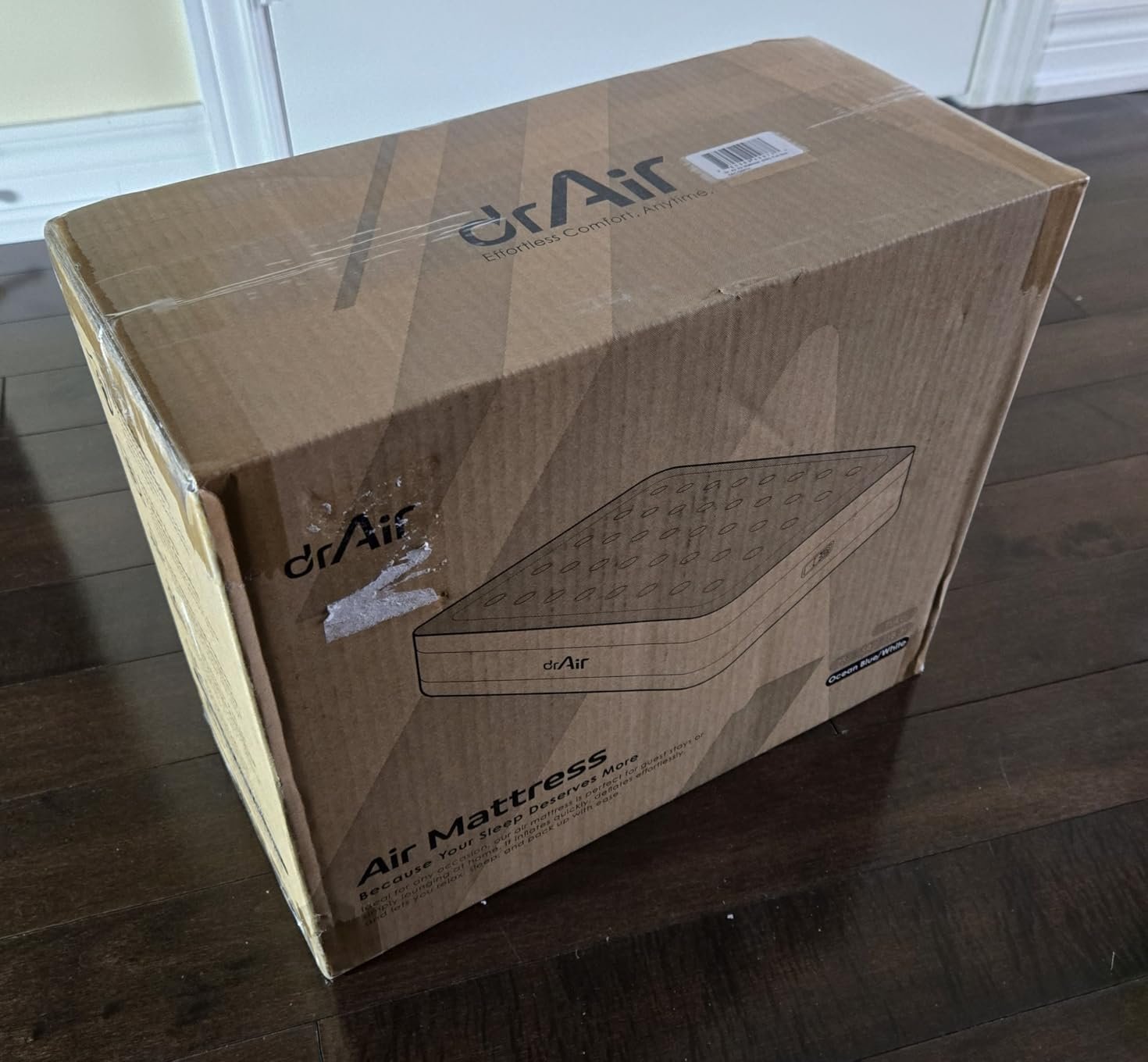 Queen Air Mattress with Built-in Pump. 18 Raised Blow Up Mattress. 800 lbs Max Honeycomb Air Bed. 48Hr Leak-Proof Test. 3min Inflatable Mattress for Home. Guests. Camping. Colchones inflables photo review