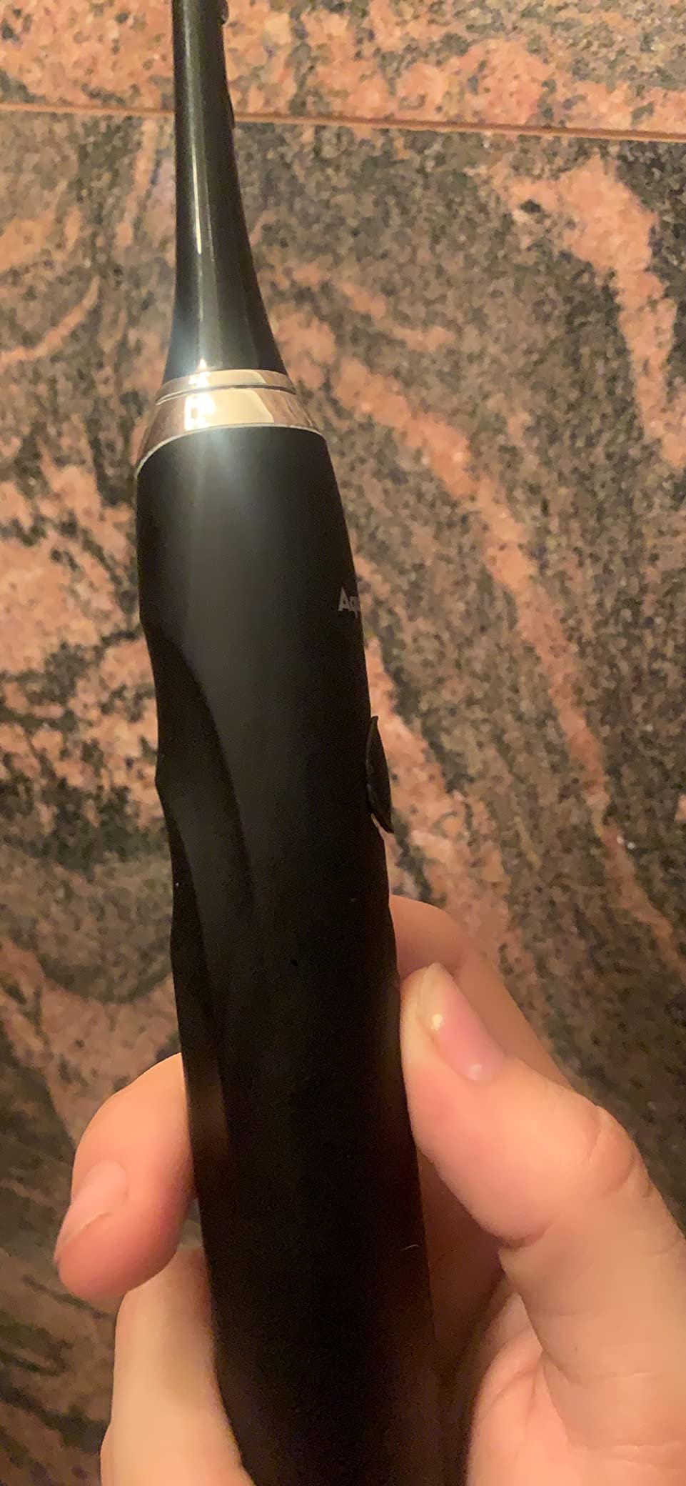 Aquasonic Black Series Ultra Whitening Toothbrush – ADA Accepted Electric Toothbrush- 8 Brush Heads & Travel Case – 40.000 VPM Electric Motor & Wireless Charging - 4 Modes w Smart Timer photo review