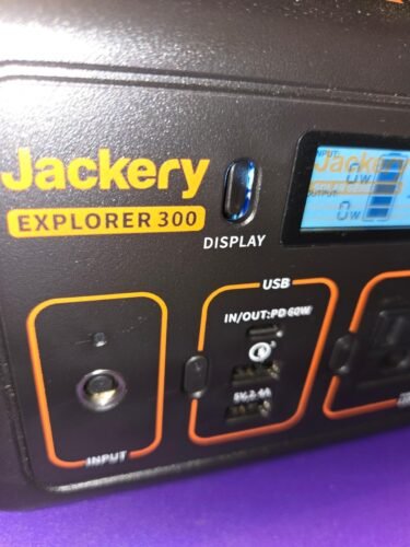 Jackery Portable Power Station Explorer 300. 293Wh Backup Lithium Battery. Solar Generator for Outdoors Camping Travel Hunting Blackout (Solar Panel Optional) photo review