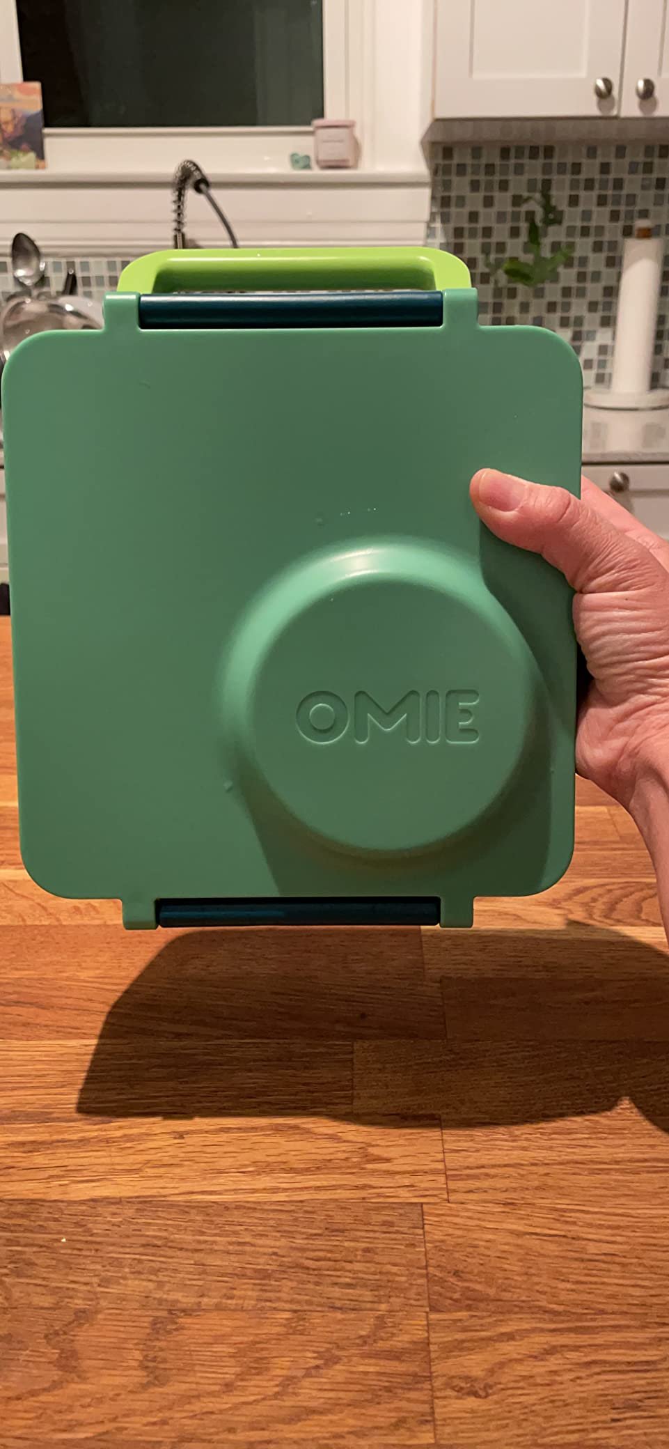 Omie OmieBox Bento Box for Kids - Insulated Lunch Box with Leak Proof Food Jar - 3 Compartments. 2 Temperature Zones - (Meadow) photo review