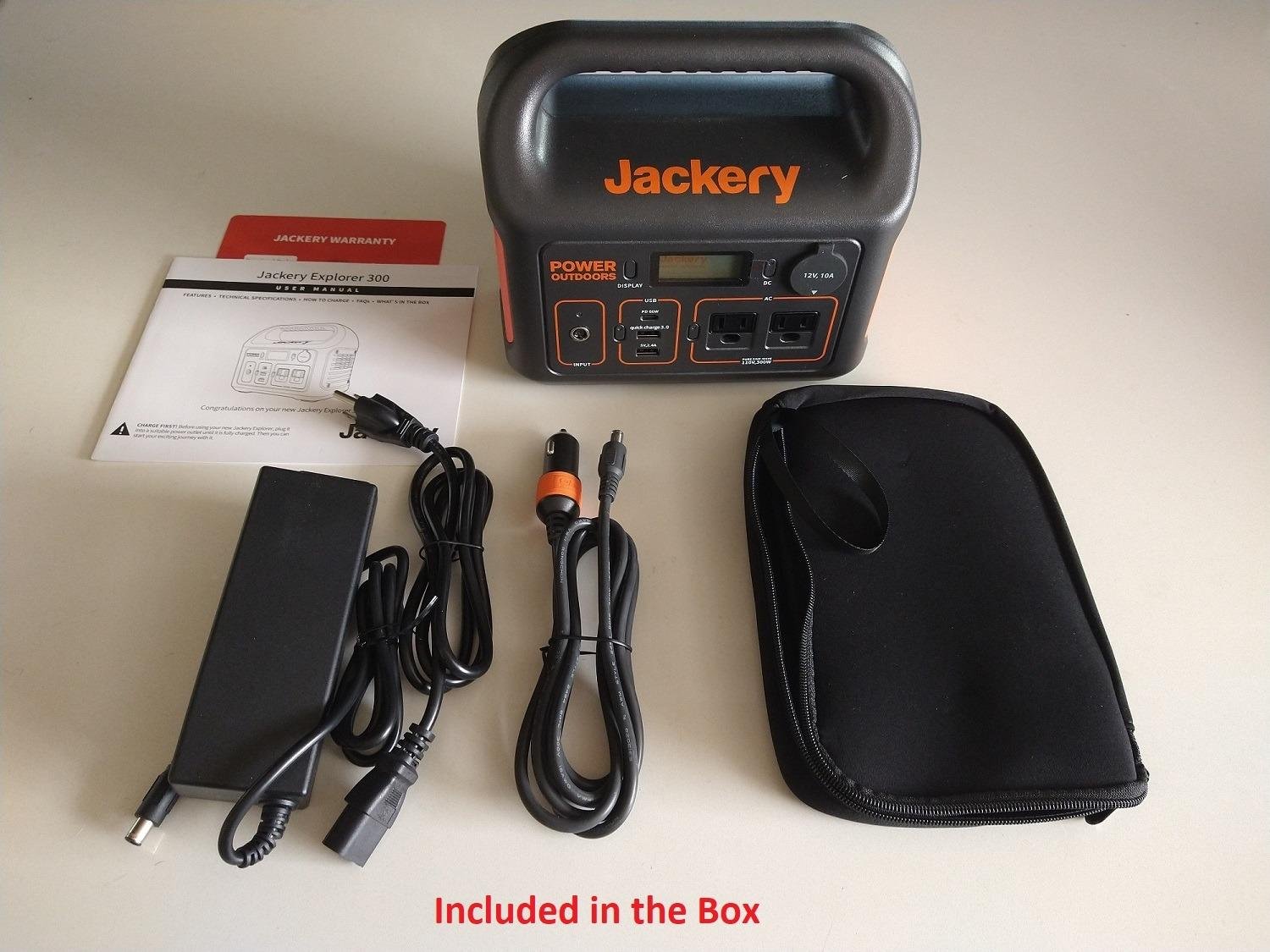 Jackery Portable Power Station Explorer 300. 293Wh Backup Lithium Battery. Solar Generator for Outdoors Camping Travel Hunting Blackout (Solar Panel Optional) photo review