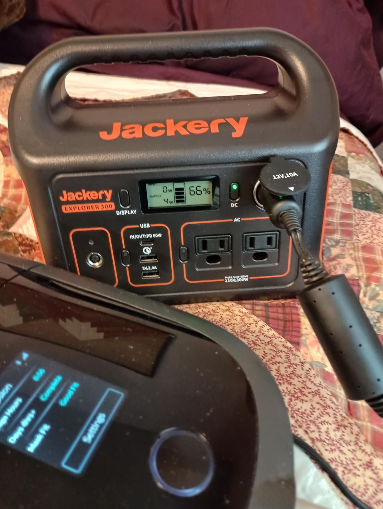 Jackery Portable Power Station Explorer 300. 293Wh Backup Lithium Battery. Solar Generator for Outdoors Camping Travel Hunting Blackout (Solar Panel Optional) photo review