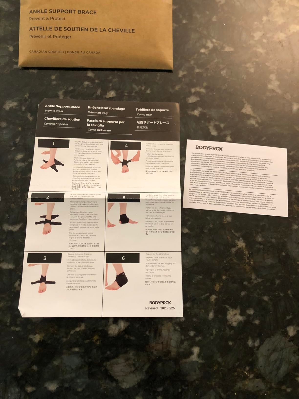 Bodyprox Ankle Support Brace. Breathable Neoprene Sleeve. Adjustable Wrap! (1 Pack) photo review