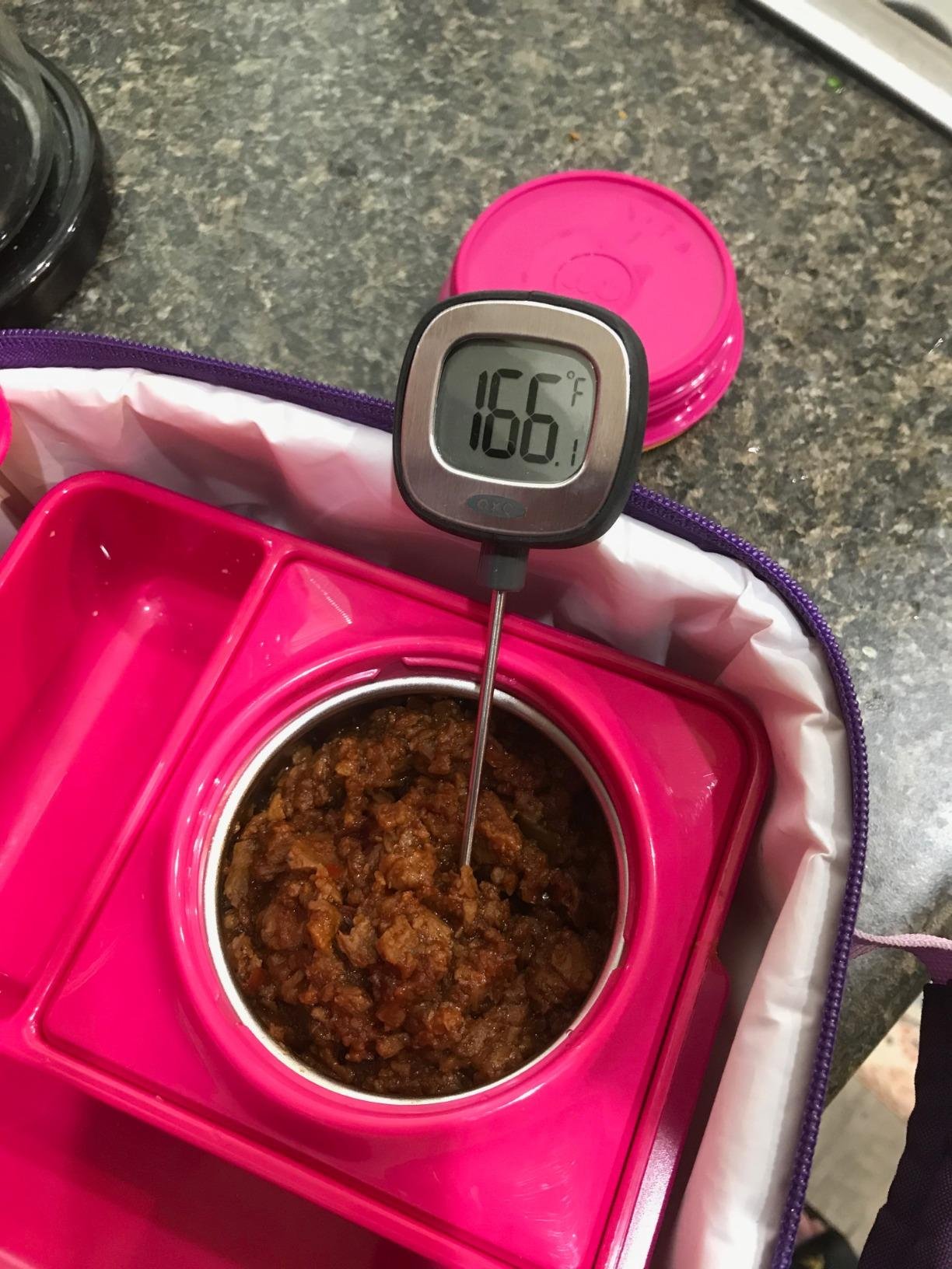 Omie OmieBox Bento Box for Kids - Insulated Lunch Box with Leak Proof Food Jar - 3 Compartments. 2 Temperature Zones - (Meadow) photo review