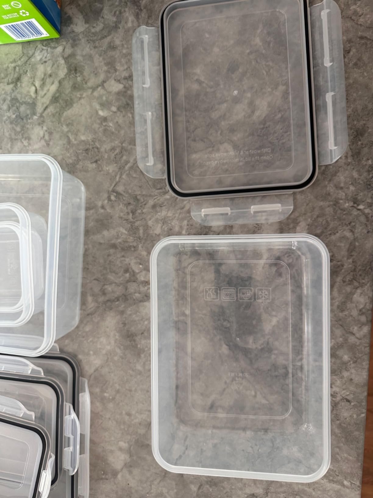 JSCARES 40 PCS Food Storage Containers with Lids Airtight (20 Lids &20 Containers) - Leakproof Meal-Prep Containers for Kitchen Storage Reusable Plastic Microwave/Dishwasher Safe with Labels & Pen photo review