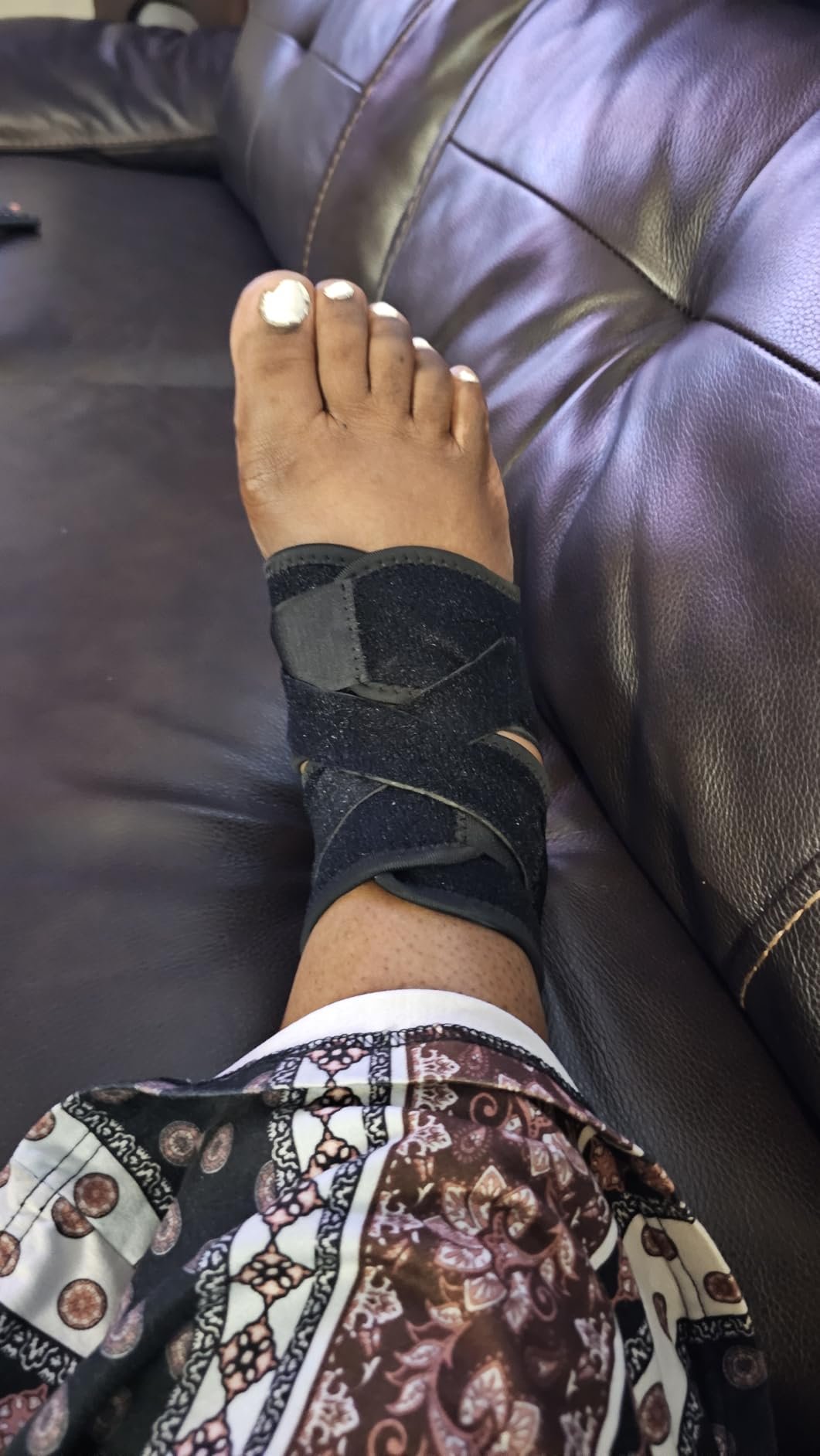 Bodyprox Ankle Support Brace. Breathable Neoprene Sleeve. Adjustable Wrap! (1 Pack) photo review