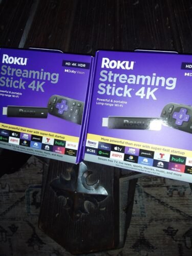 Roku Streaming Stick 4K - HDR & Dolby Vision Roku Streaming Device for TV with Voice Remote & Long-Range Wi-Fi - Free & Live TV photo review