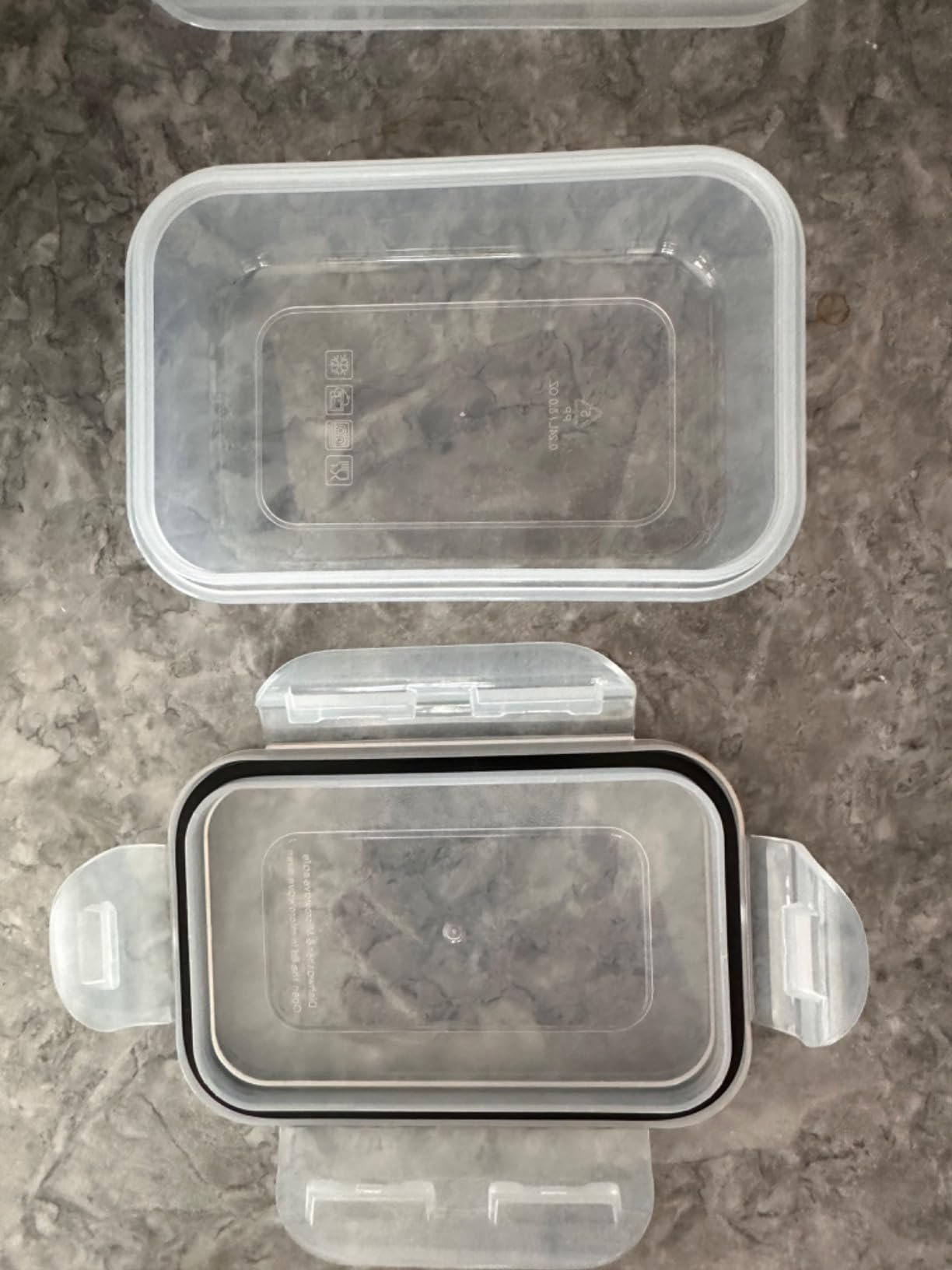 JSCARES 40 PCS Food Storage Containers with Lids Airtight (20 Lids &20 Containers) - Leakproof Meal-Prep Containers for Kitchen Storage Reusable Plastic Microwave/Dishwasher Safe with Labels & Pen photo review