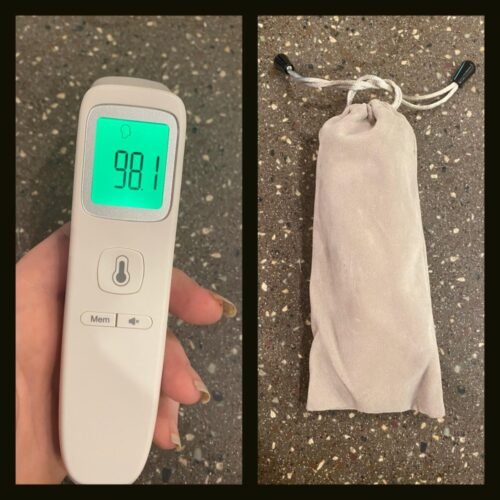 No-Touch Thermometer for Adults and Kids. Accurate Digital Baby Thermometer. Fever Alarm & Silent Mode. 2 in 1 Forehead & Object Mode photo review