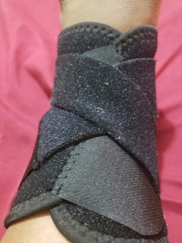 Bodyprox Ankle Support Brace. Breathable Neoprene Sleeve. Adjustable Wrap! (1 Pack) photo review