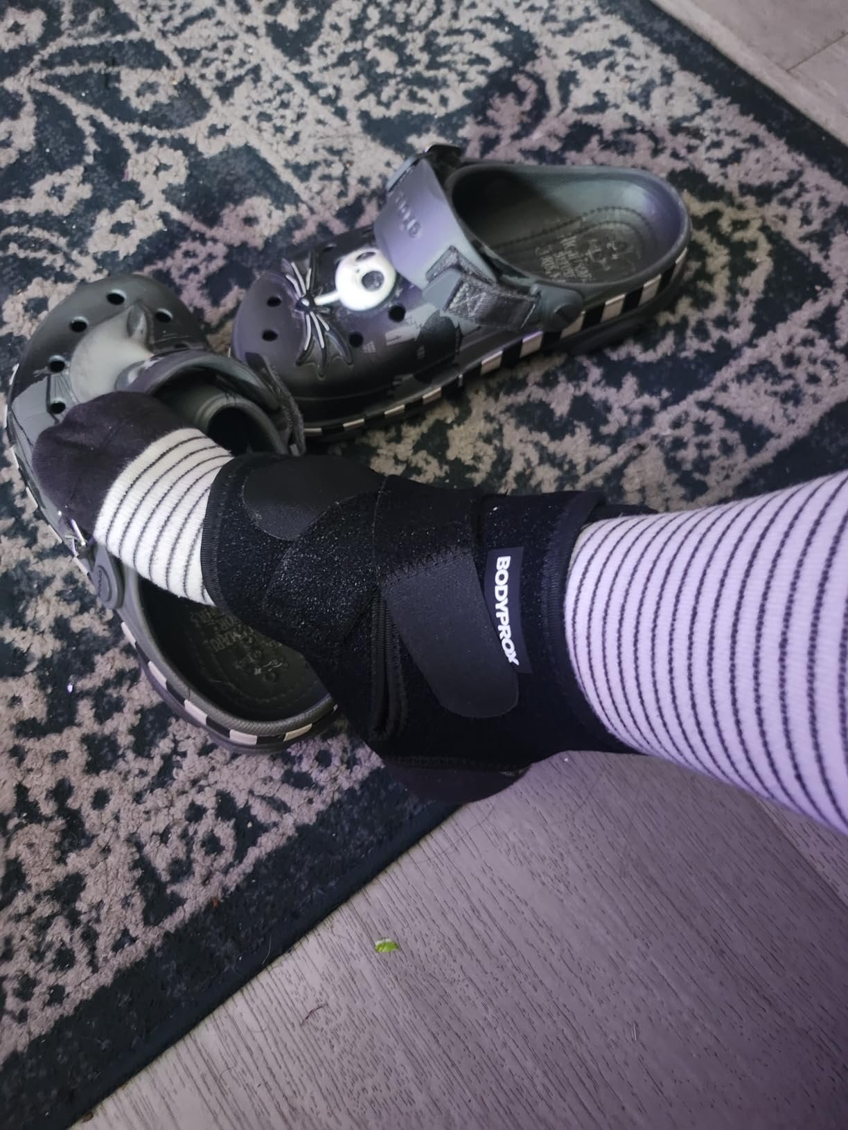 Bodyprox Ankle Support Brace. Breathable Neoprene Sleeve. Adjustable Wrap! (1 Pack) photo review