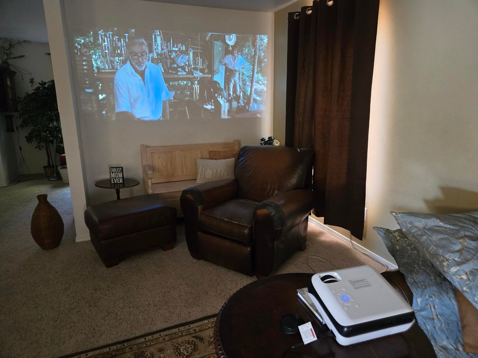 Official Licensed Google TV Smart Projector. HAPPRUN 4K UHD Home Theater with Dolby Sound. Wi-Fi & Bluetooth. Built-in Streaming Apps. Compatible with Games Consoles & Smartphone. Indoor & Outdoor Use photo review