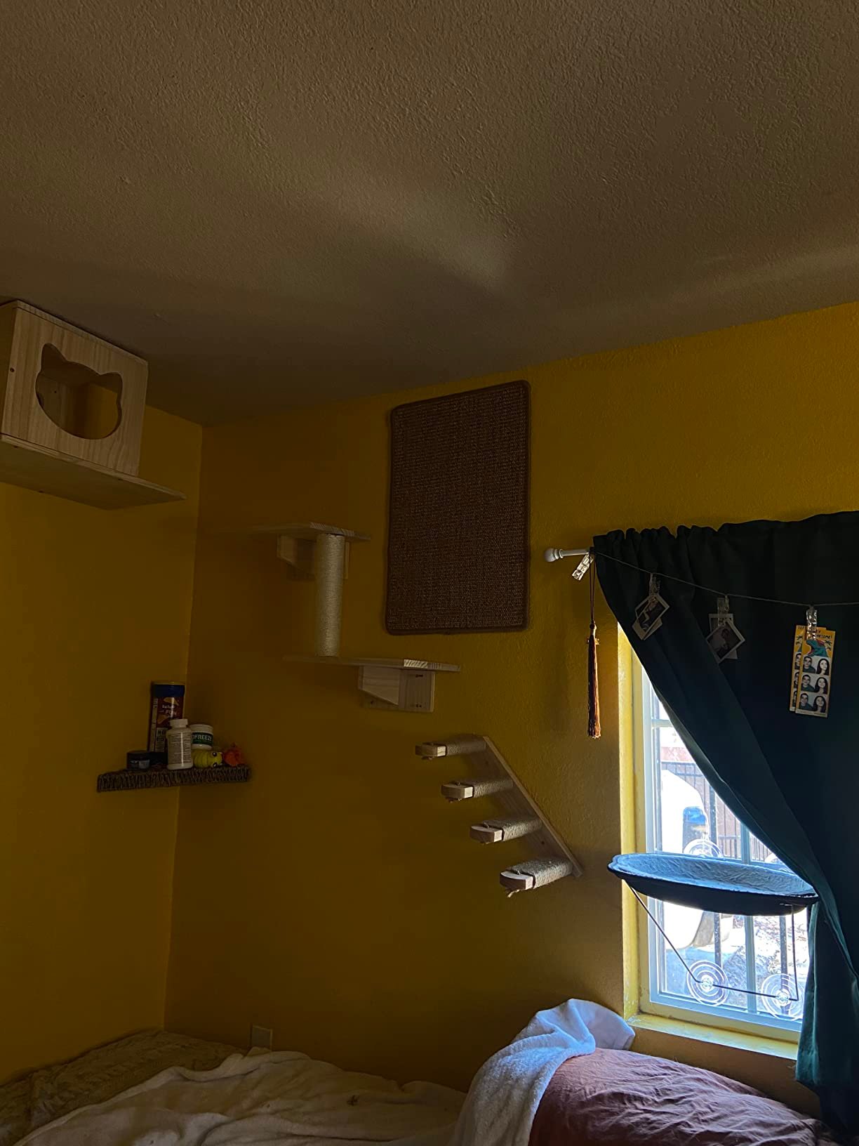 FUKUMARU Cat Scratcher Mat. 23.6 X 15.7 Inch Natural Sisal Cat Scratch Mats. Horizontal Cat Floor Scratching Pad Rug with Sticky Tapes. Protect Couch and Carpets photo review