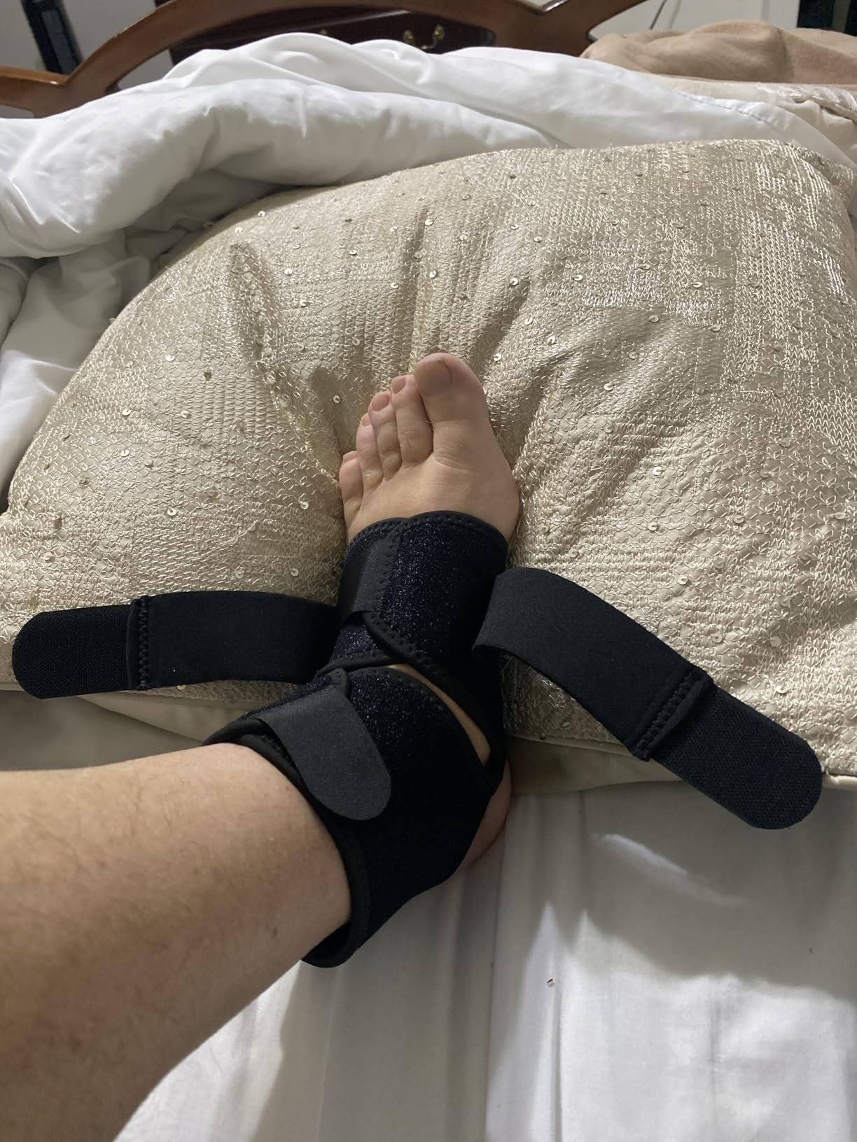Bodyprox Ankle Support Brace. Breathable Neoprene Sleeve. Adjustable Wrap! (1 Pack) photo review