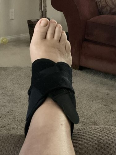 Bodyprox Ankle Support Brace. Breathable Neoprene Sleeve. Adjustable Wrap! (1 Pack) photo review